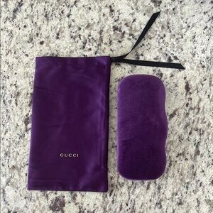 Gucci Purple Eyeglass Case
